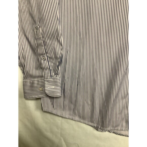 Cinch Men's Classic Fit Long Sleeve Button One Open Pocket Stripe Shirt, XL - Picture 3 of 7